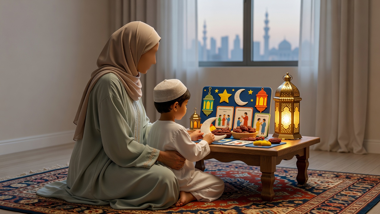 معلومات عن شهر رمضان للأطفال: دليل الأم لزرع قيم الصيام والأخلاق