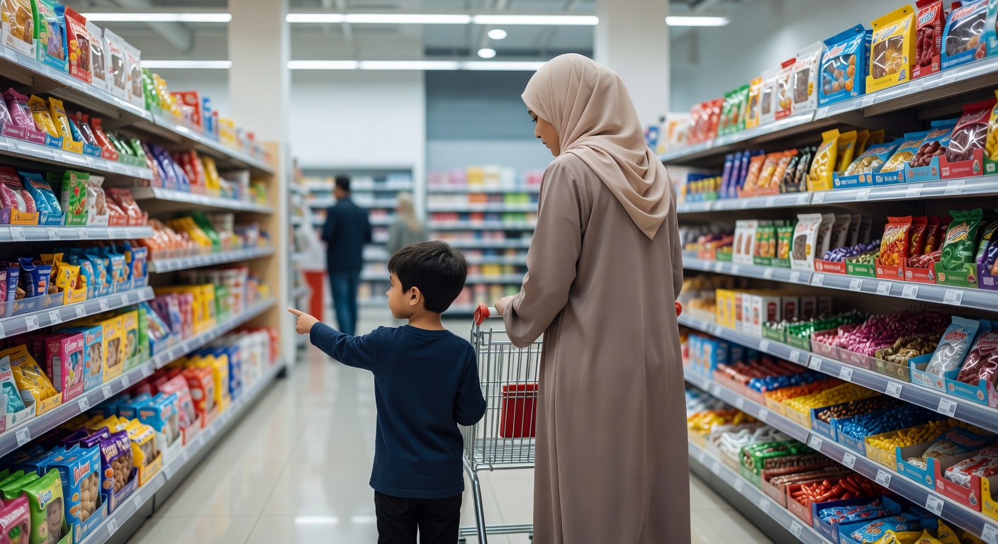 كيفية التعامل مع طلبات أطفالك في السوبر ماركت بذكاء وصبر