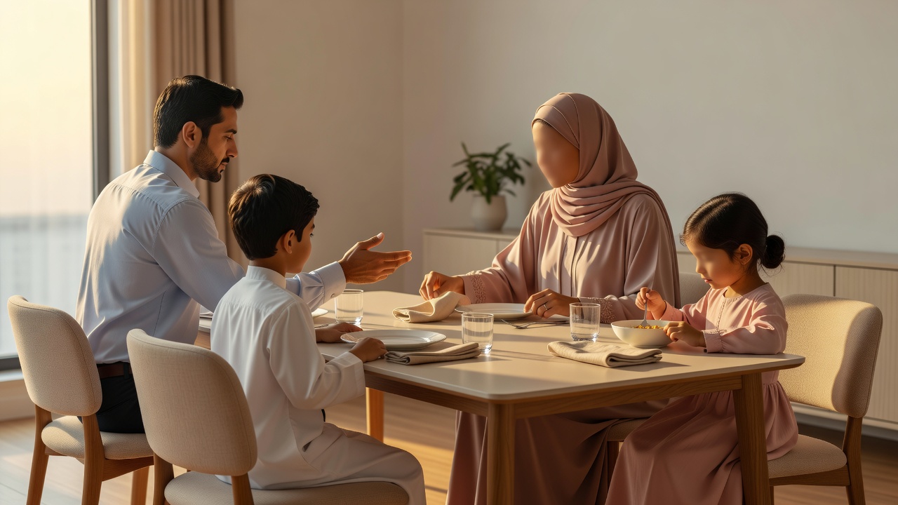 تعليم أطفالك آداب المائدة في الصغر لنجاحهم في المجتمع
