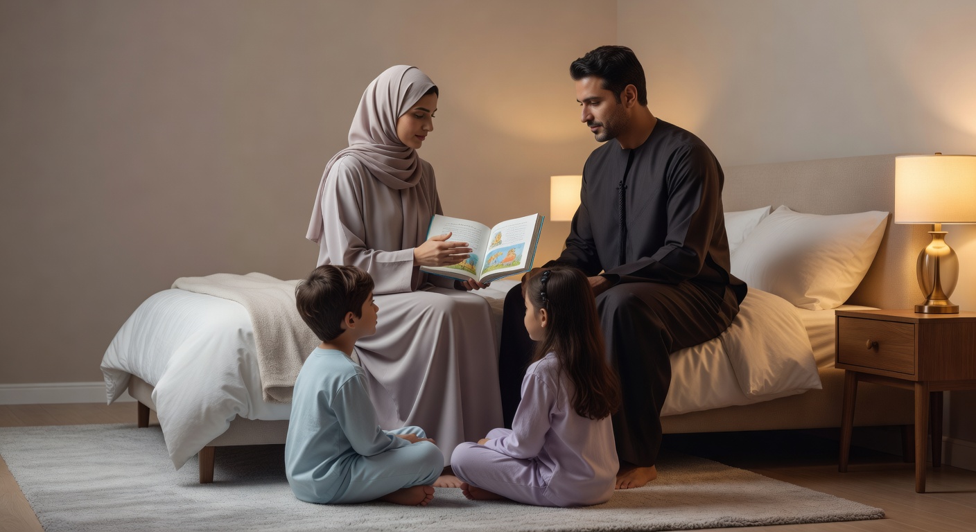 كيف يزرع الوالدون مفهوم كتم السر لدى أطفالهم بالقصص والحكايات قبل النوم