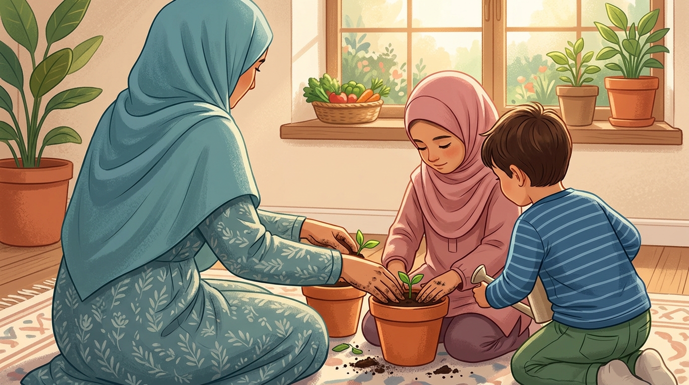 ثمرات التوكل على الله: كيف نزرع هذه القيمة في أطفالنا لطريق الجنة