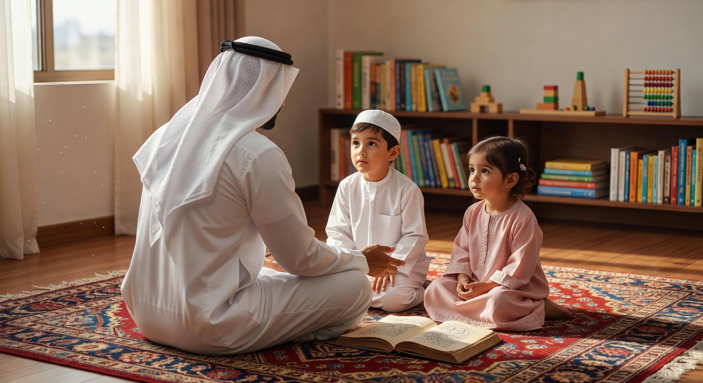كيف يكون الأب قدوة حسنة لأبنائه: دليل عملي للتربية بالحكمة والأمان