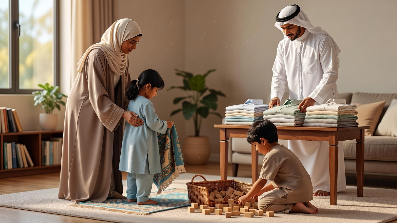 كيف تتحدث إلى طفلك عن أهمية مساعدته في أعمال المنزل