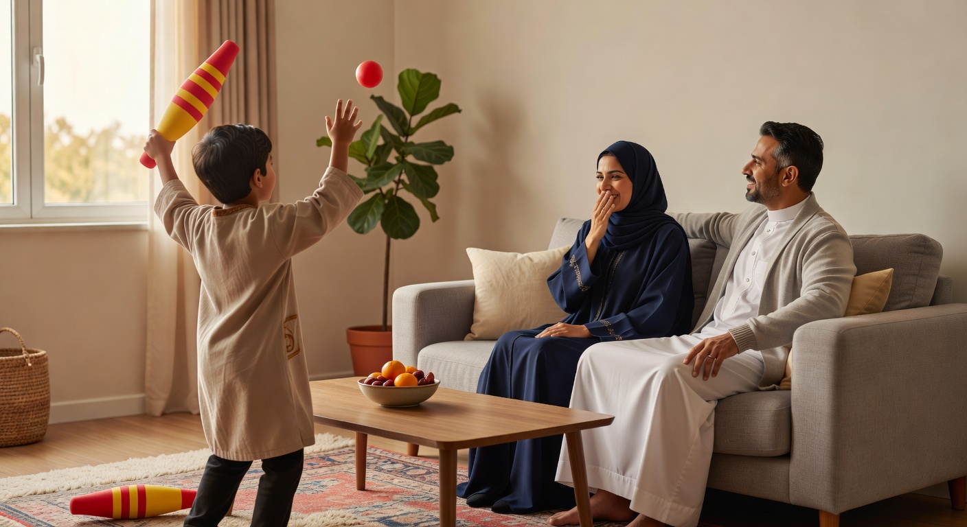 كيف يستخدم طفلك المزاح لتلطيف التوتر العائلي ودعمه في ذلك