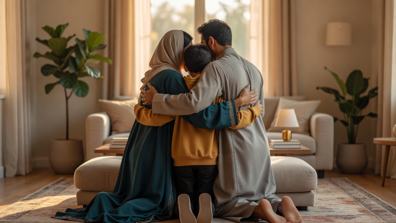 أهمية الحضن لأبنائك في سن المراهقة: دليل للآباء والأمهات
