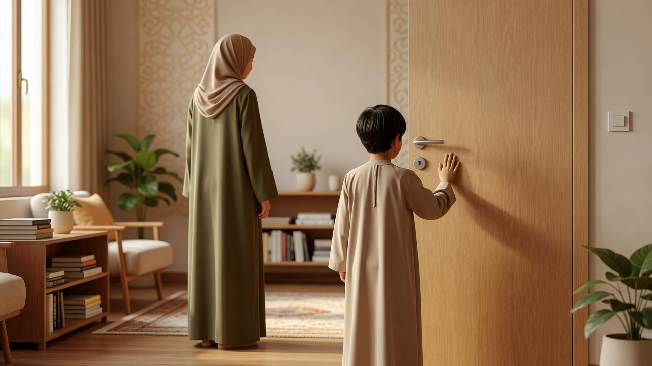 كيفية تعليم الأطفال الاستئذان: آداب إسلامية أساسية للسلوك الطيب