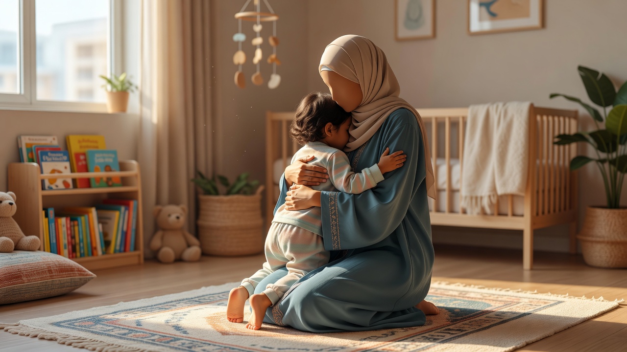فوائد احتضان الأطفال في سن الحضانة للتغلب على مخاوفهم