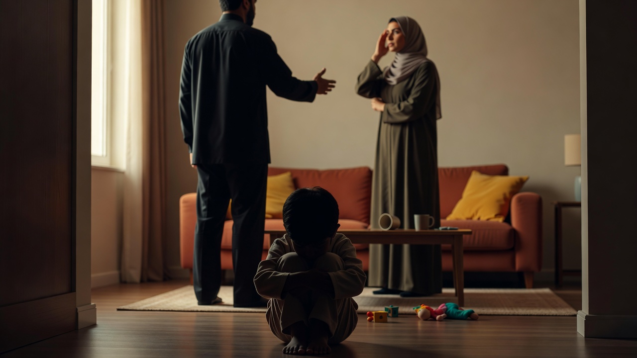 شجار الوالدين أمام الأطفال: كيف تحمي نفسيتَهُم وتدعمُهُم تربويًا