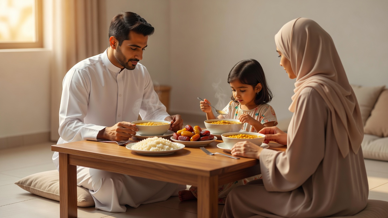 قصة الطفلة هيا وتعلم آداب الطعام من سنة الرسول