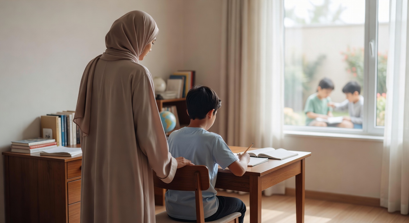 كيفية تعزيز الاعتماد على النفس في الدراسة من خلال مراقبة أصدقاء طفلك