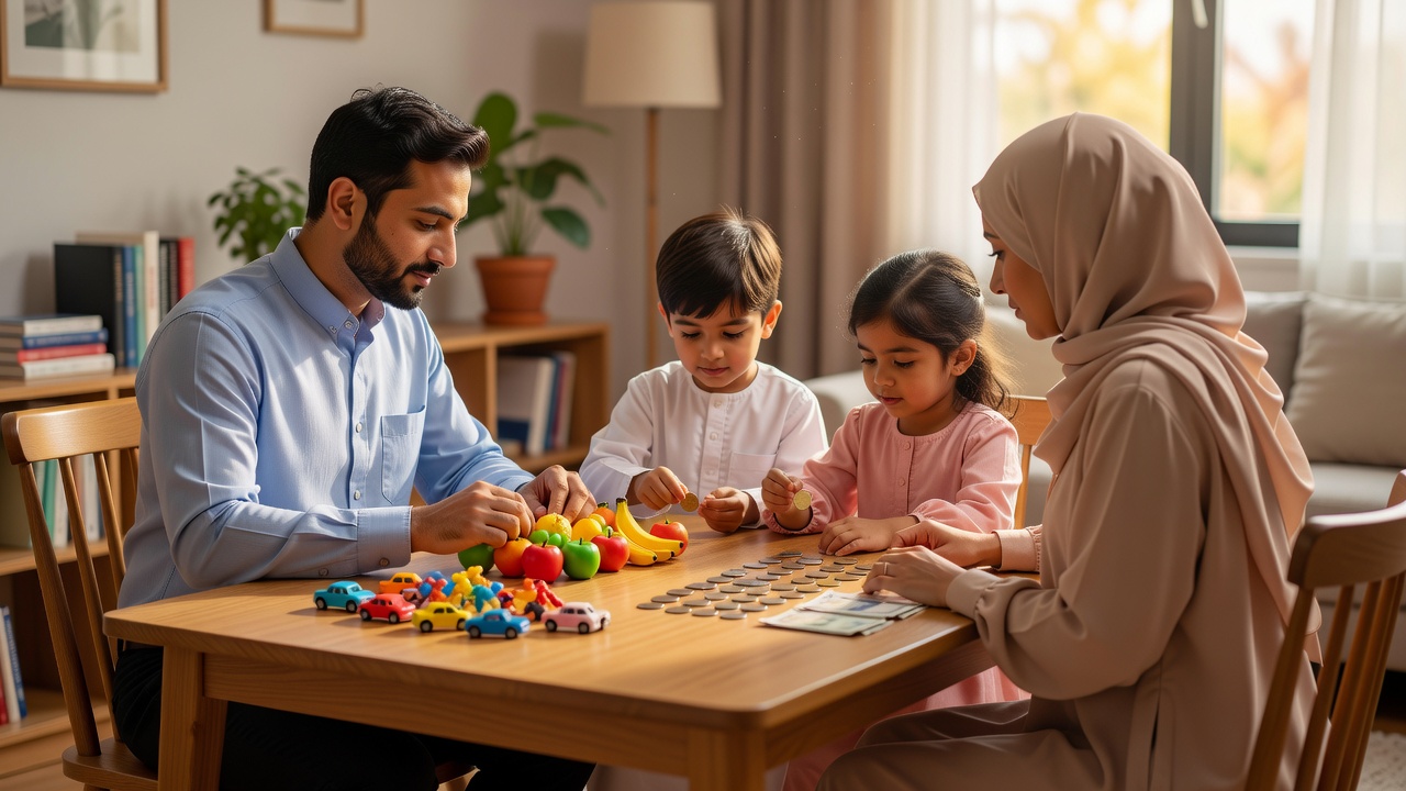كيف تساعد أطفالك على فهم العيش بميزانية محدودة وإدارة أموال الأسرة