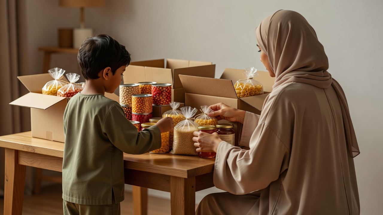 كيف تشجع طفلك على العمل التطوعي من خلال التبرع بالأطعمة