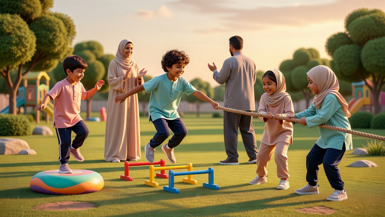 كيف تجعلين تغيير روتين طفلكِ ممتعًا لبناء قوته البدنية