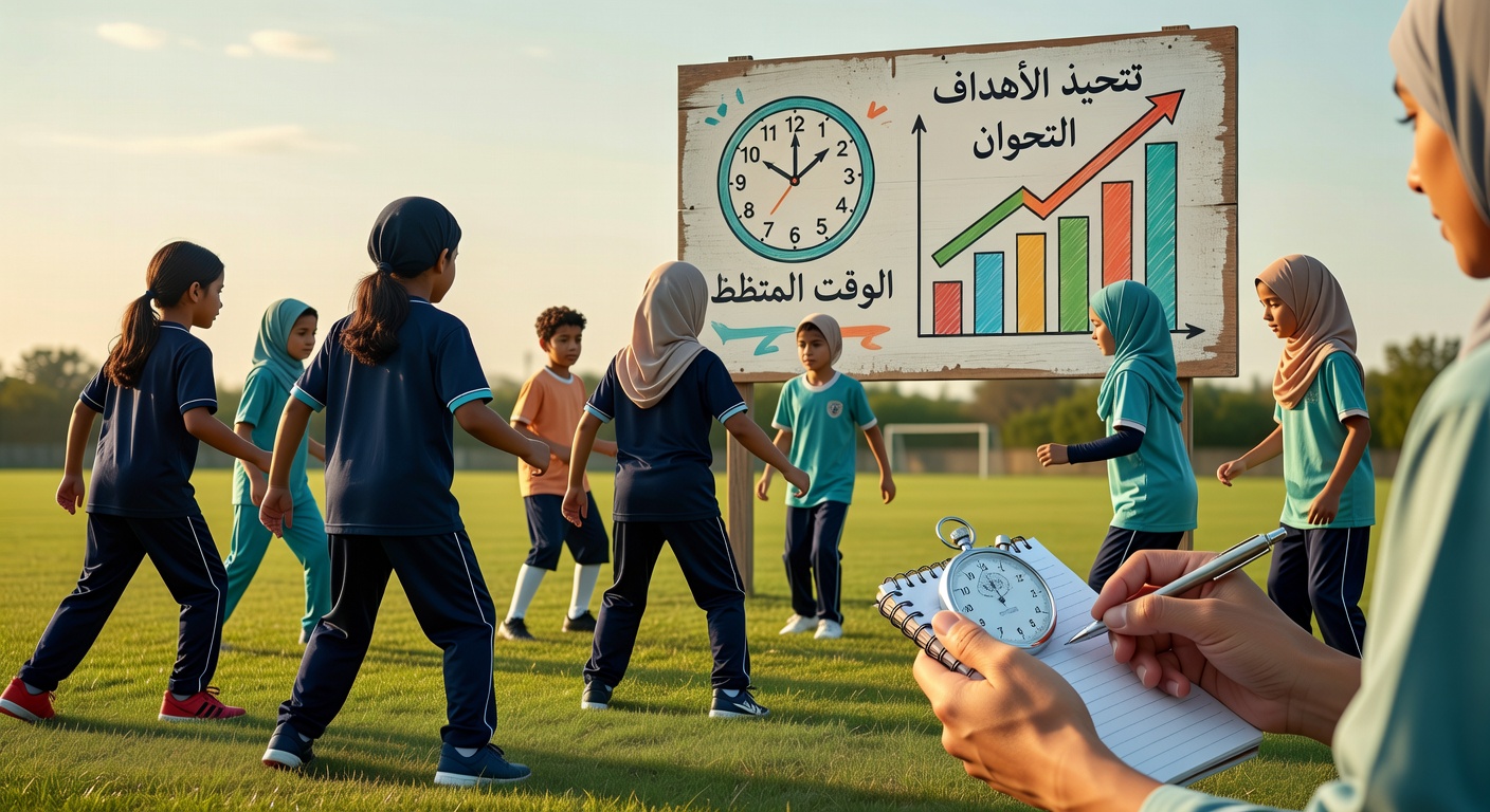 الرياضة المنظمة: تعليم الأطفال مهارات الأهداف وإدارة الوقت والتعاون