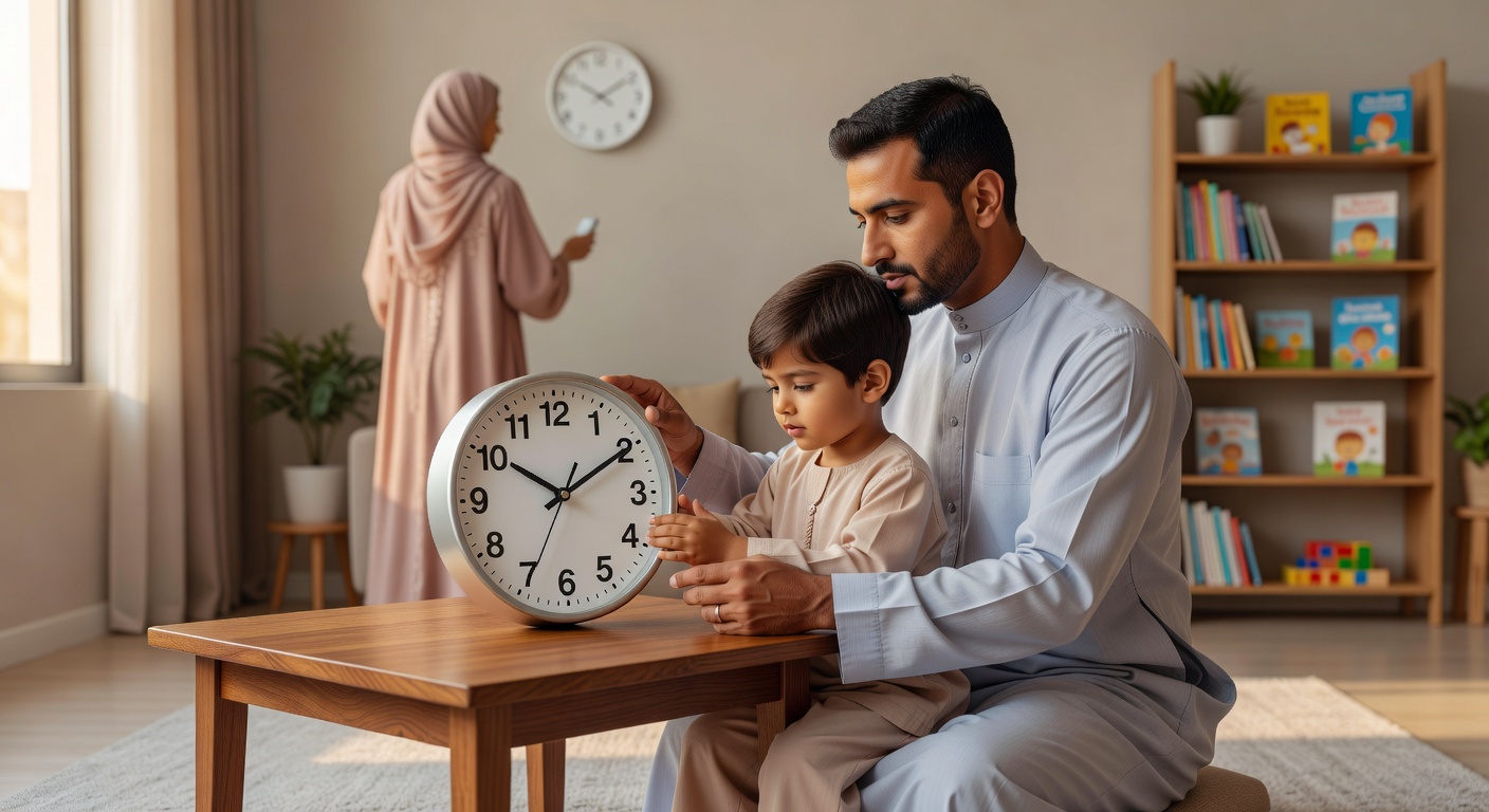 تعليم الطفل احترام المواعيد وإدارة الوقت من الصغر