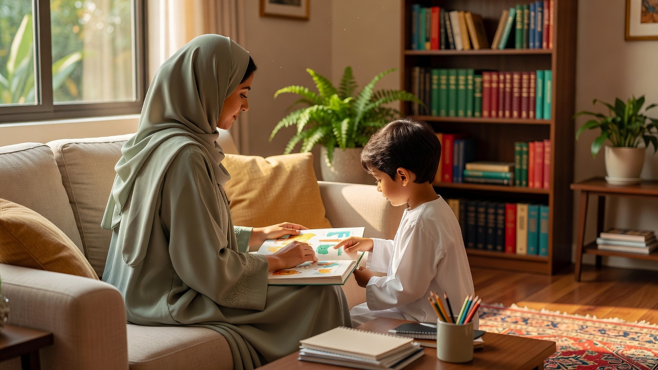 كيف تشارك الأم مع طفلها في المذاكرة لتعزيز القدرة على الحفظ