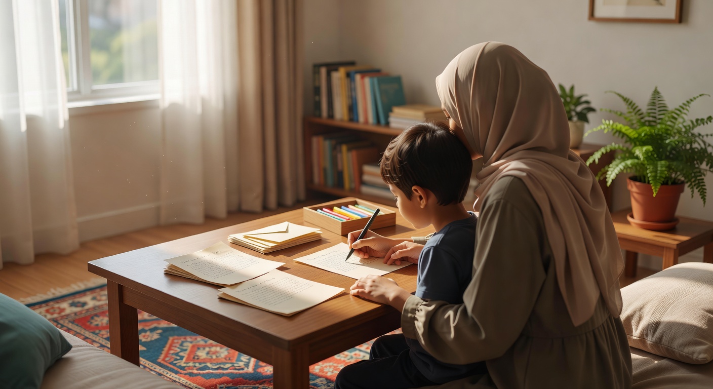 كيف تشجع طفلك على شكر الآخرين بكتابة رسائل شكر دافئة