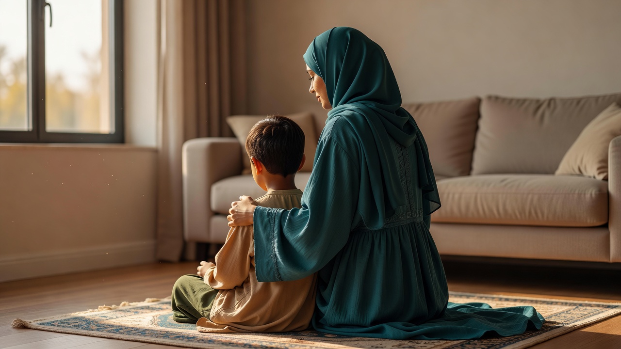 تعويض غياب الأب: كيف تدعمين طفلكِ نفسيًا وتخففين الضغط عن نفسكِ