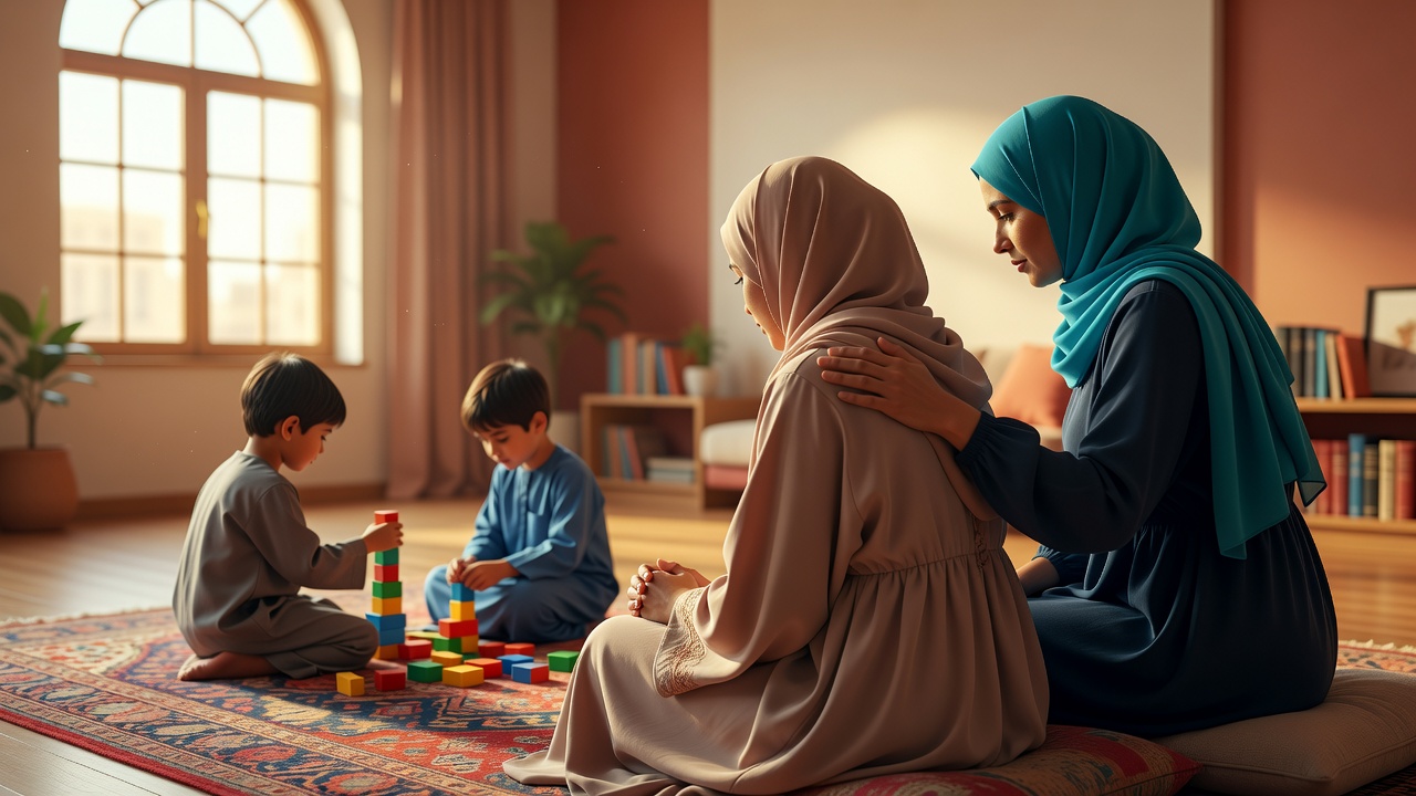 كيفية تعويض غياب الأب: دعم الأمهات ذوات الشخصيات السلبية في تربية الأولاد