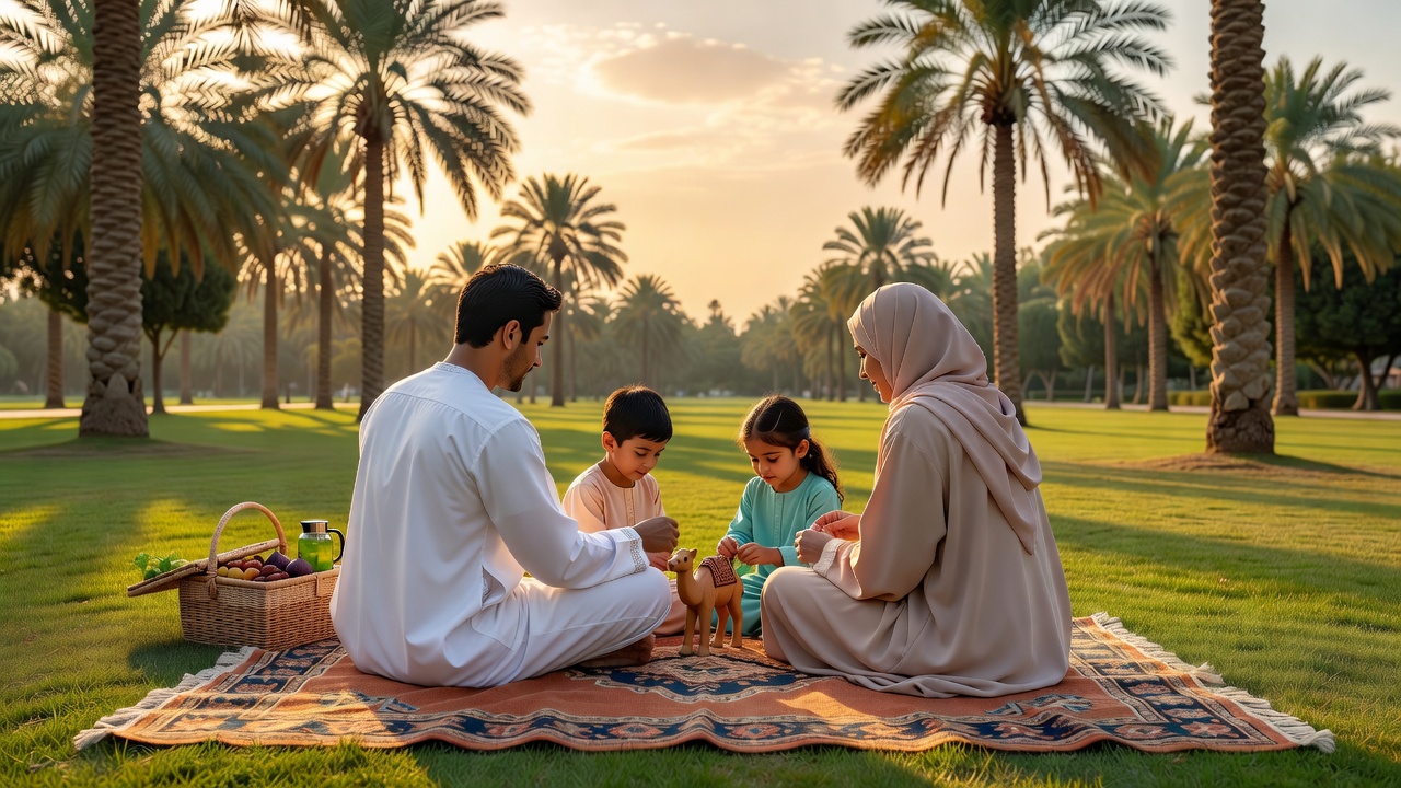 قضاء وقت ممتع مع الأبناء: كيف يقوي الزواج ويبني ذكريات عائلية إسلامية