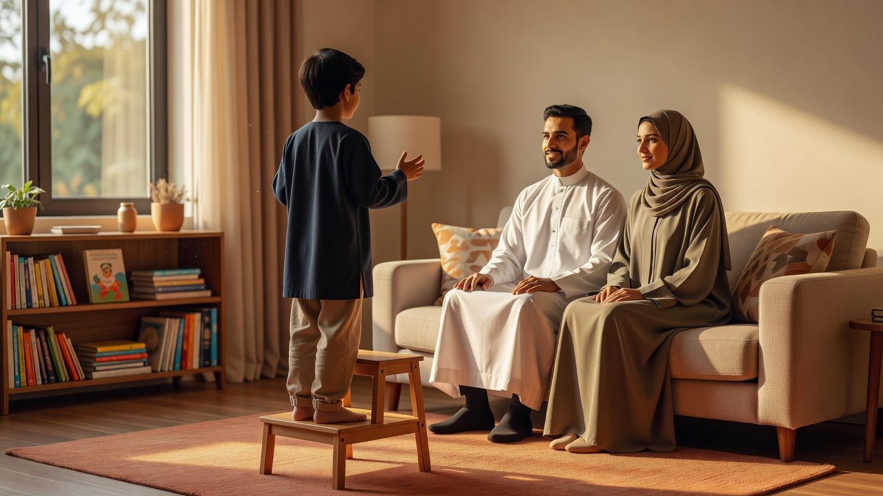 دور الوالدين في تنمية مهارة الإلقاء لدى الأطفال: نصائح عملية وفعالة