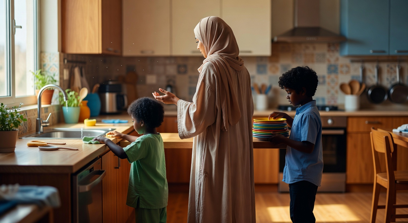 كيف تساعد مشاركة الأطفال في الأعمال المنزلية على تعزيز أدائهم الأكاديمي