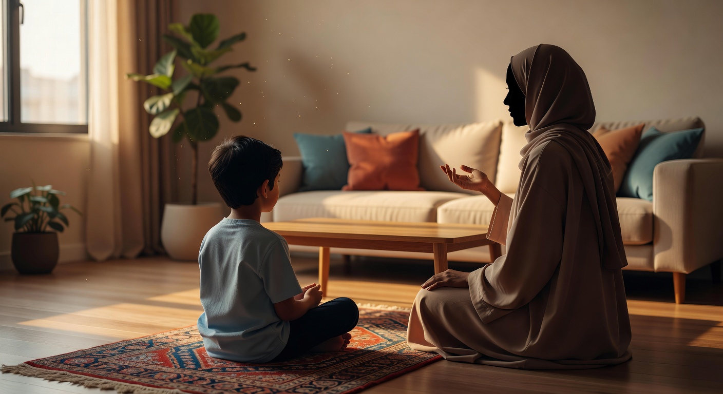 تعليم الطفل آداب الحديث: متى يتكلم ومتى يصمت