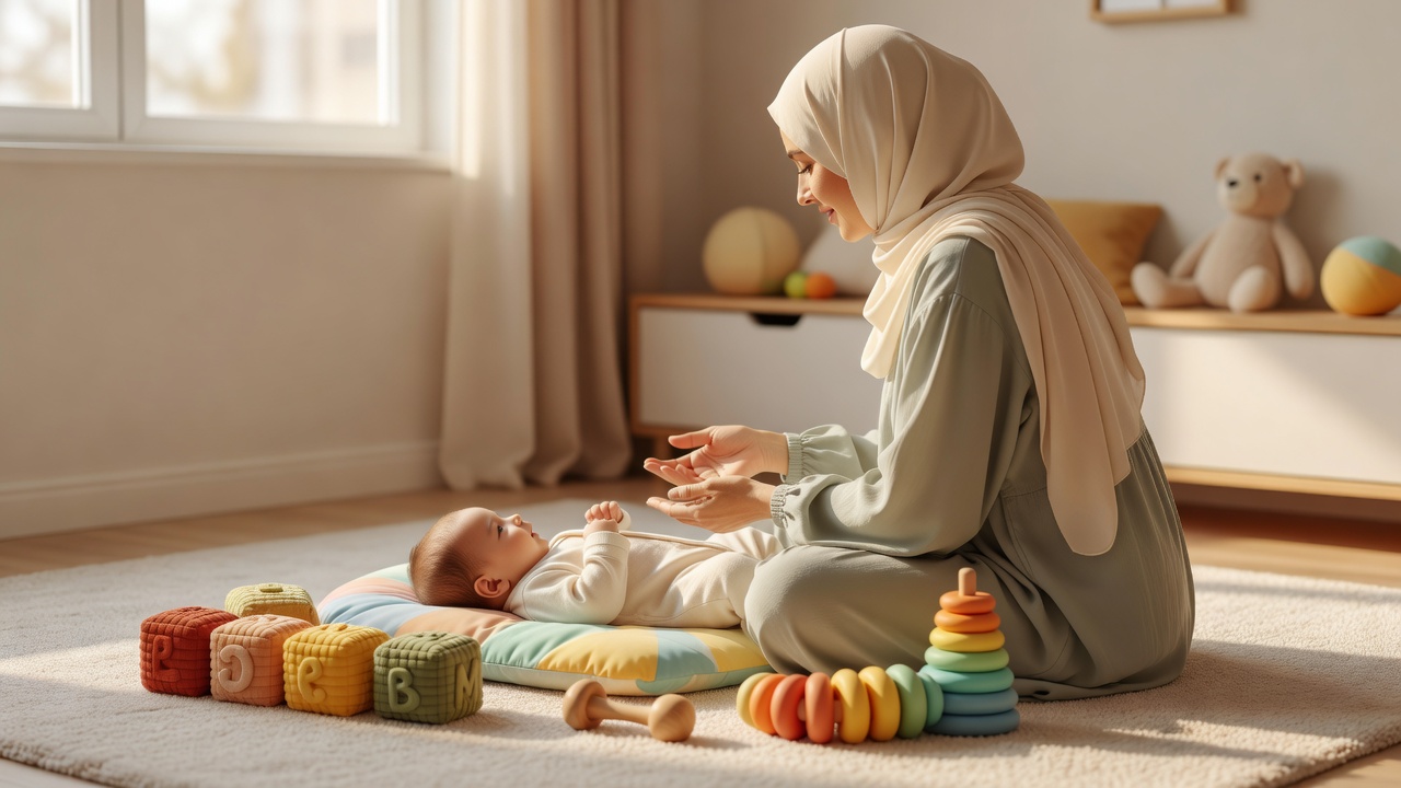 اللعب مع الطفل في السنة الأولى: نصائح عملية للآباء