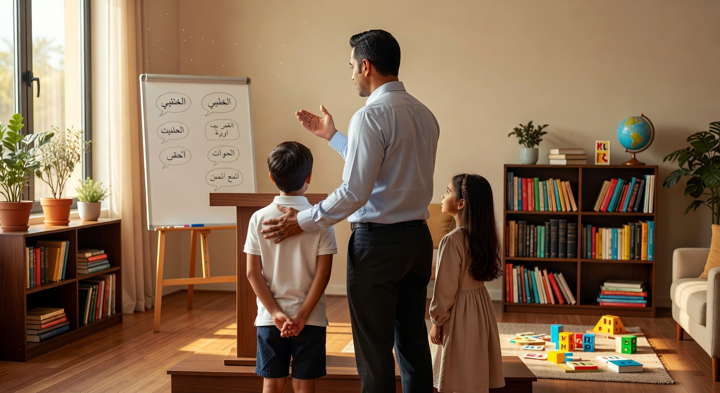 كيف يساعد الخطيب أطفاله في تنمية مهارات الخطابة بالمفردات الواسعة والمعرفة الدقيقة