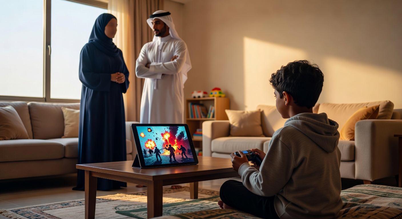 أضرار الألعاب الإلكترونية العنيفة على أطفالك وكيفية التعامل معها تربويًا
