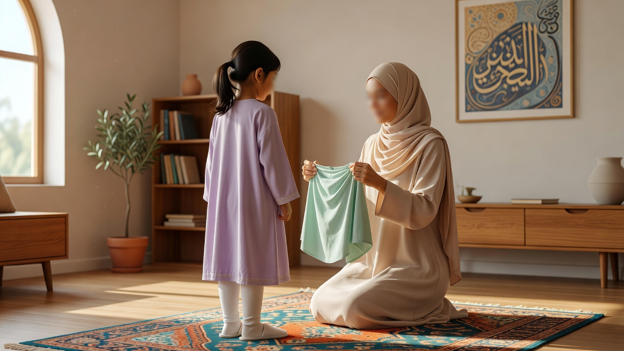 كيفية اختيار اللباس المناسب للفتاة الصغيرة في التربية الإسلامية