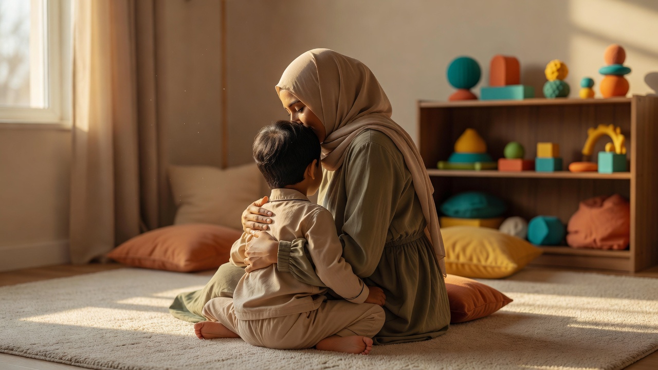 أهمية تقبيل الأطفال: دليل الأمهات لتعزيز الحنان والصحة النفسية